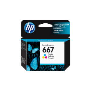 HP 667 Tri-Color Original Ink Cartridge