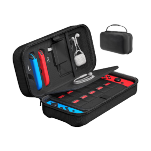 Nintendo Switch/OLED Hard Shell Carrying Case For Console, Joy-Con, AC Adapter & 20 Games