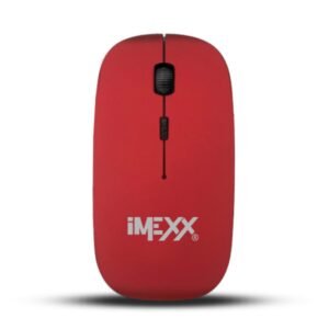 Imexx Ultra Slim 2.4GHZ Wireless Mouse- Red