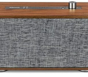 Klipsch The One with Google Voice Assistant Tabletop Wireless Stereo in Walnut | Bluetooth-Enabled, Multi-Room Ready