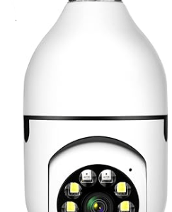 ARMIDO Wireless Light Socket Bulb WiFi Security Camera 360 Degree PTZ Home Camera Floodlight Night Vision Motion Detection 64GB Micro SD Card Included