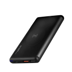 ArgomTech Power Bank - S12 12000mAh Aluminum with 15W Wireless Charging Black