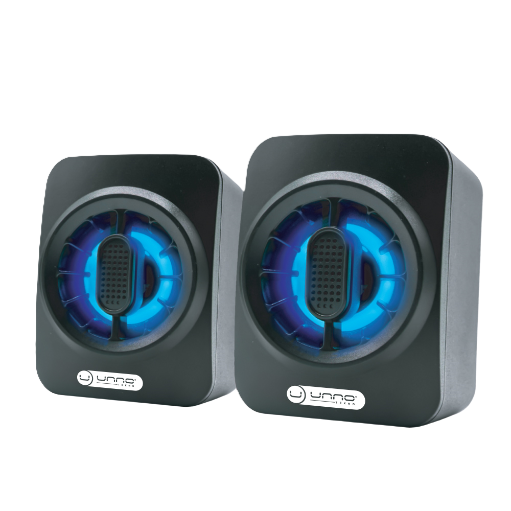 Unno Tekno Desktop Speakers USB 2.0 - SP9025BK
