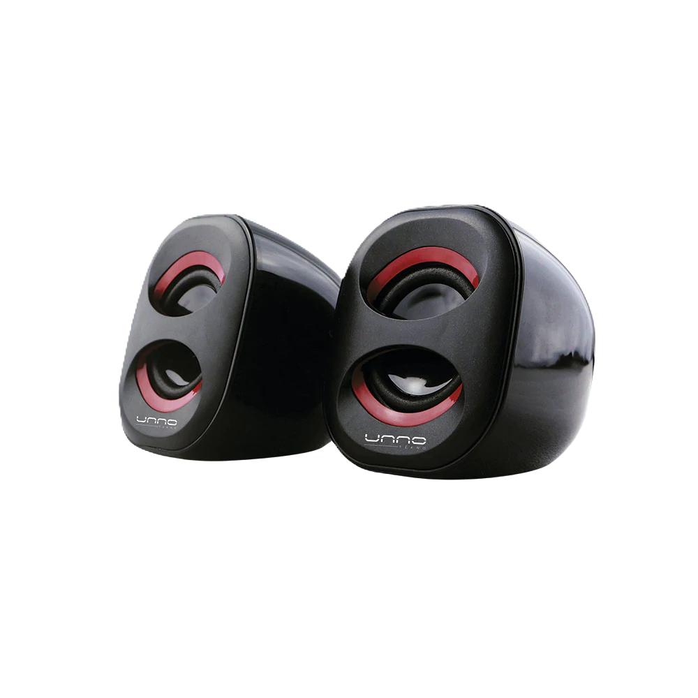 Unno Tekno Desktop Speakers Brazza USB 2.0 - SP9012RD