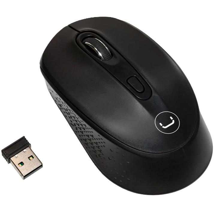 Unno Tekno Mouse Contour Wireless MS6528BK - Black
